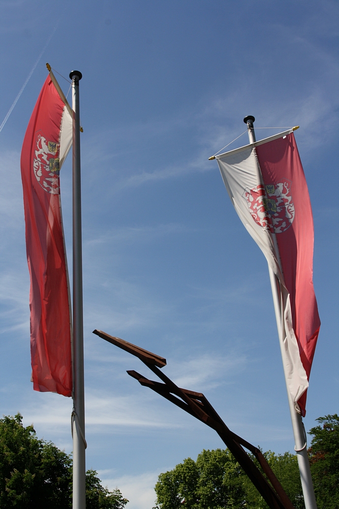 Welfen-Fahnen im Stadtpark